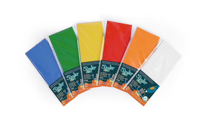 3Doodler Start Eco-Plastic Bundle Really Rainbow (6-Pack Bundle)