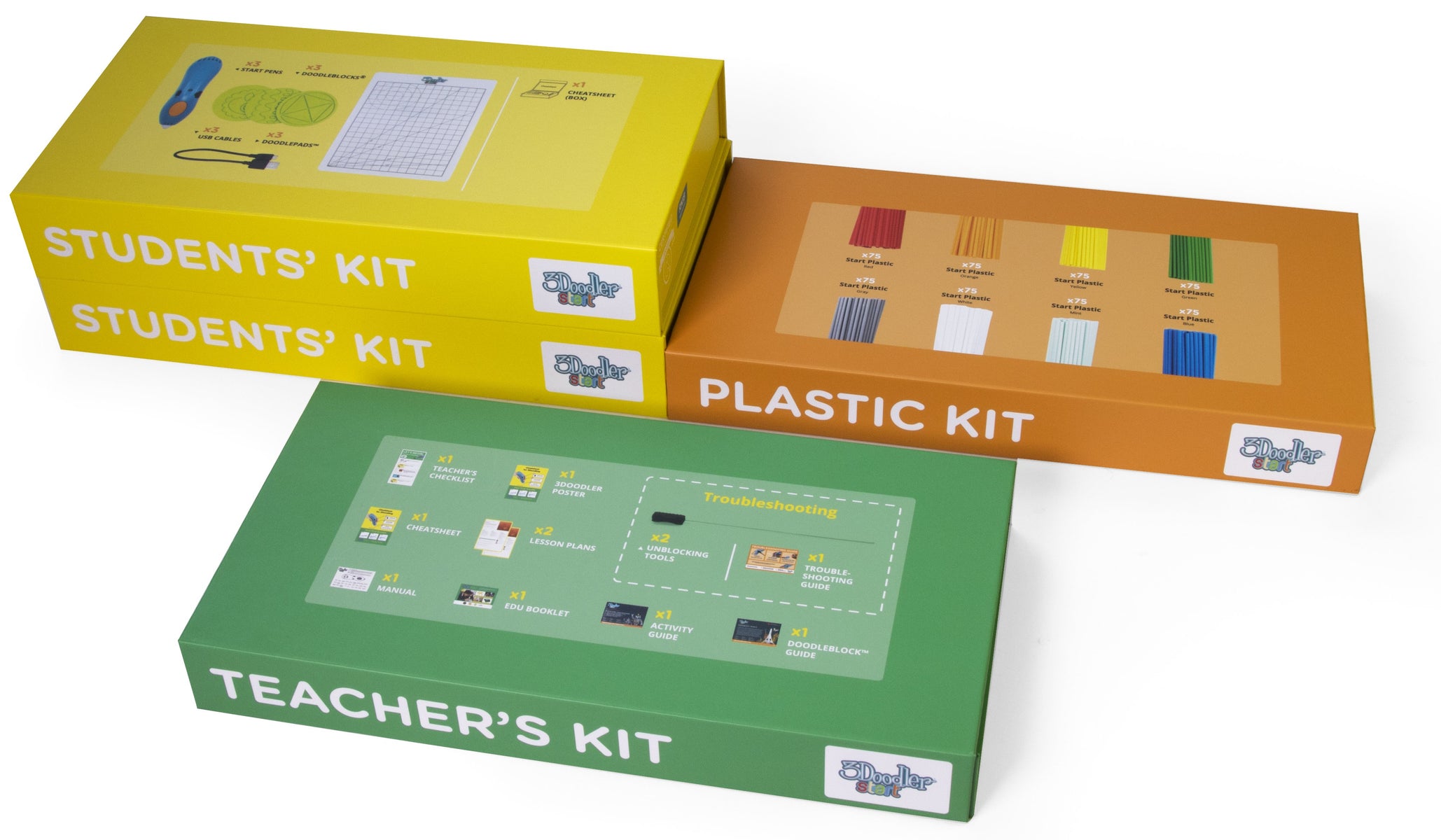 3Doodler EDU Start Learning Pack, 6 Pens (2018 Version)